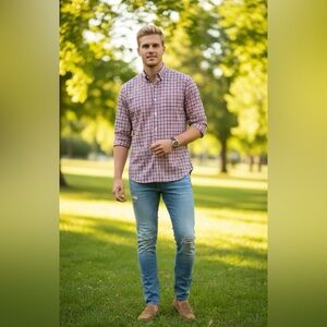 J.CREW Gingham Button Down Shirt